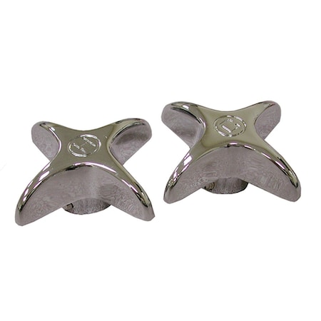 Jones Stephens Fit All Replacement Cross Pattern Faucet Handles H54001